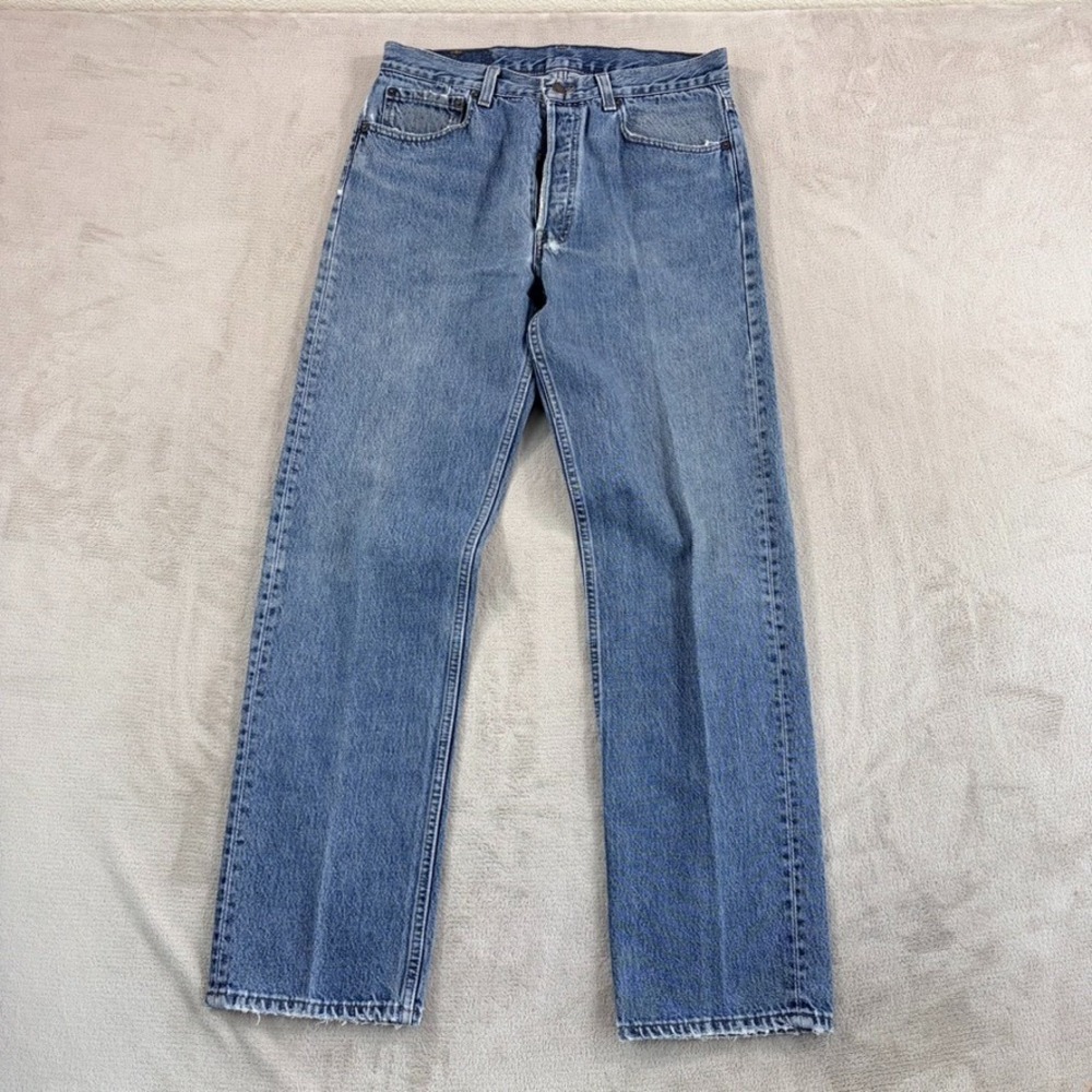 Vintage 80s Levis 501 Jeans Men 32x31 (Tag 34x32) Blue Made in USA El Paso 532